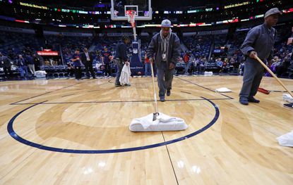 How much does a mop boy make in the NBA?