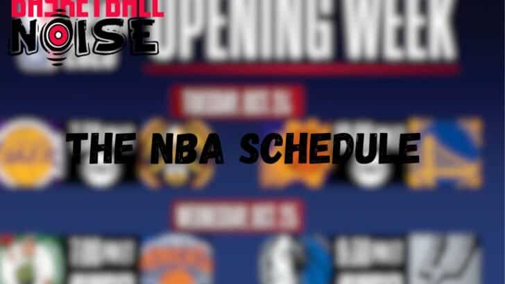 When does the NBA schedule come out?